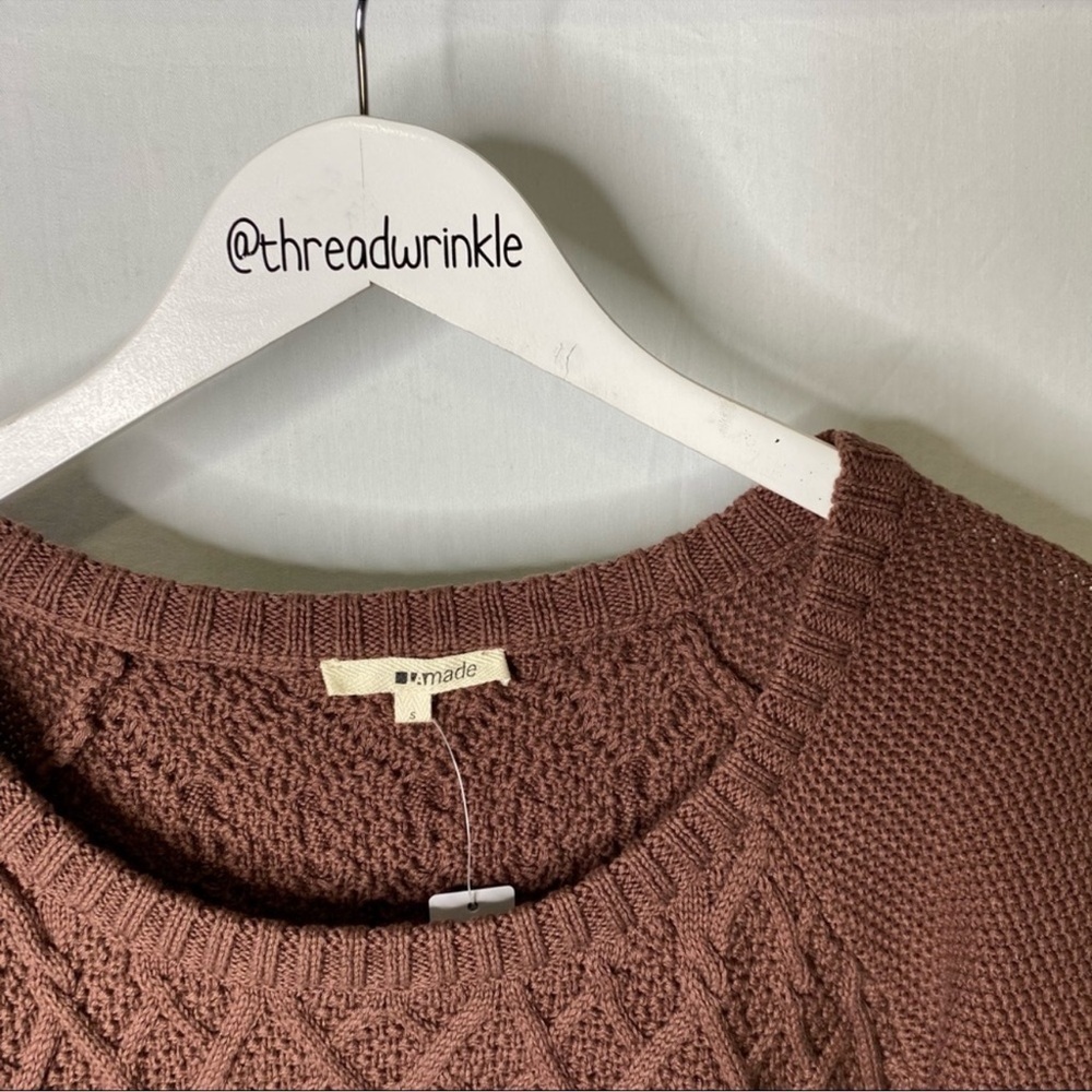 Lamade brown chunky sweater - Picture 2 of 7
